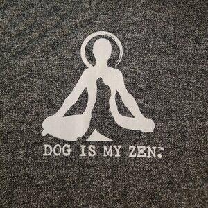 Dog is Zen- 2XL Grey Pullover Hoodie- NWOT